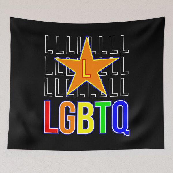 Item preview, Letter L in LGBTQ designed and sold by artfulnotebook.