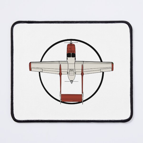 Item preview, Cessna 337 Skymaster (Red) Minimalist Push/Pull designed and sold by RampRatGear.
