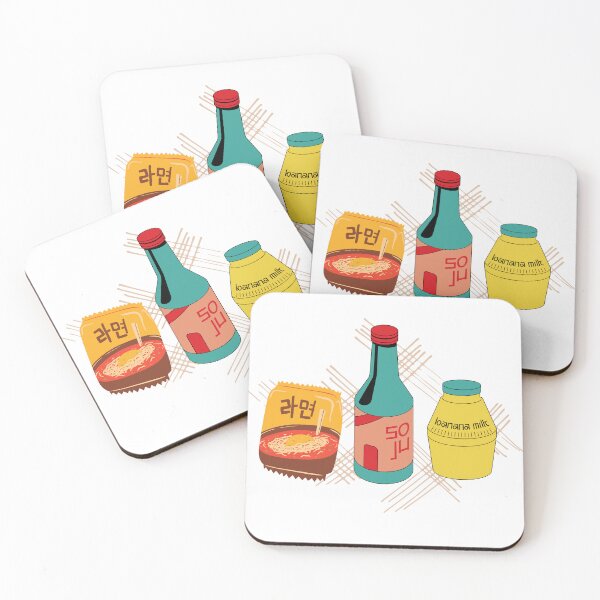 Item preview, Soju, ramyeon, leche de plátano, ramen de comida coreana, bebida de soju designed and sold by Keffy.