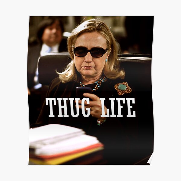 Throwback - Hillary Clinton Poster