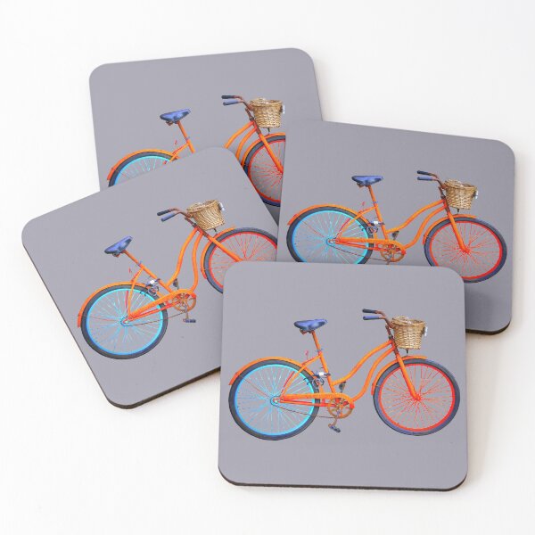 Item preview, Old bicycle on lilac grey ground designed and sold by AHELENE.