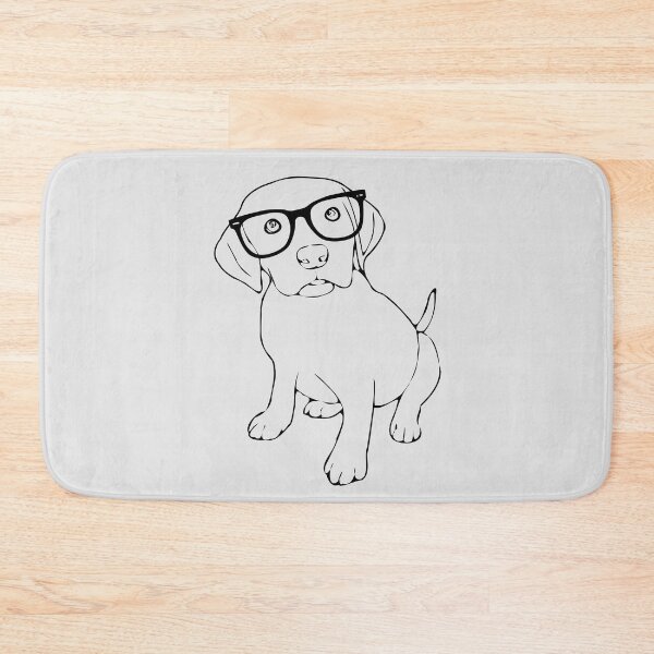 Item preview, Puppy with Glasses designed and sold by KGoPrintables.