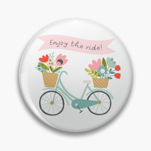 Item preview, Enjoy the Ride Bicycle and Flowers designed and sold by Heather Rosas.
