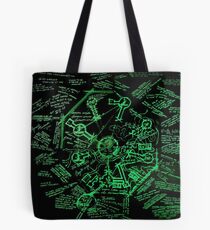 Dharma Stations Blast Door Map (Lost TV show) Tote Bag