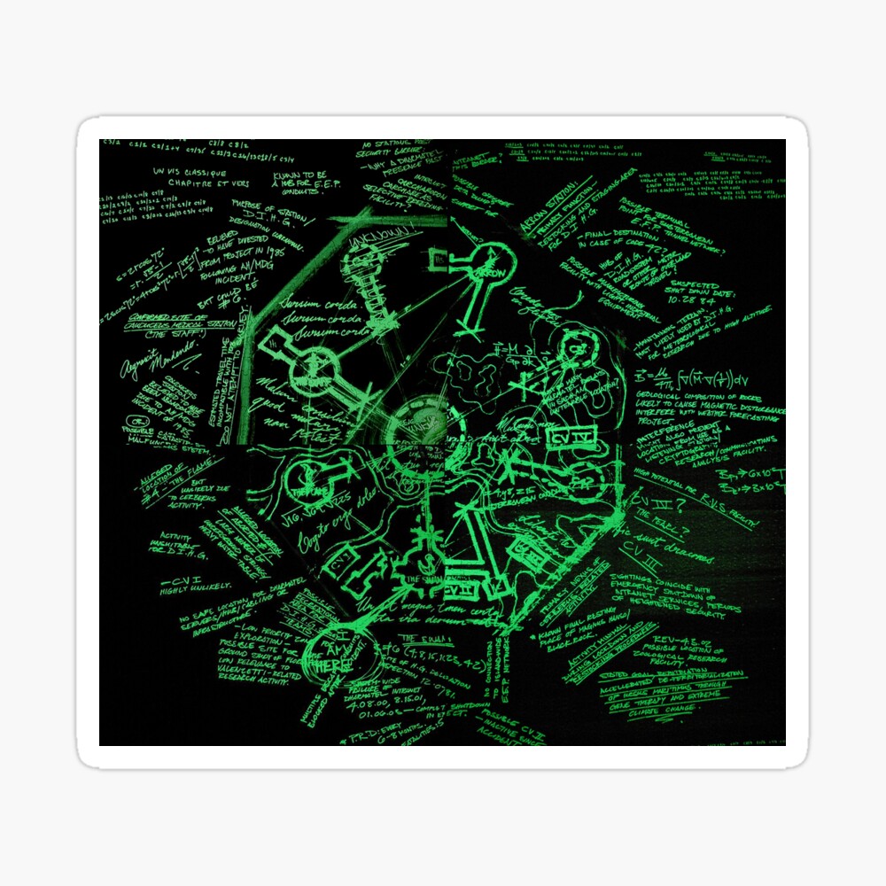 Lost Dharma Stations Map Dharma Stations Blast Door Map (Lost Tv Show)" Poster By Widmore | Redbubble