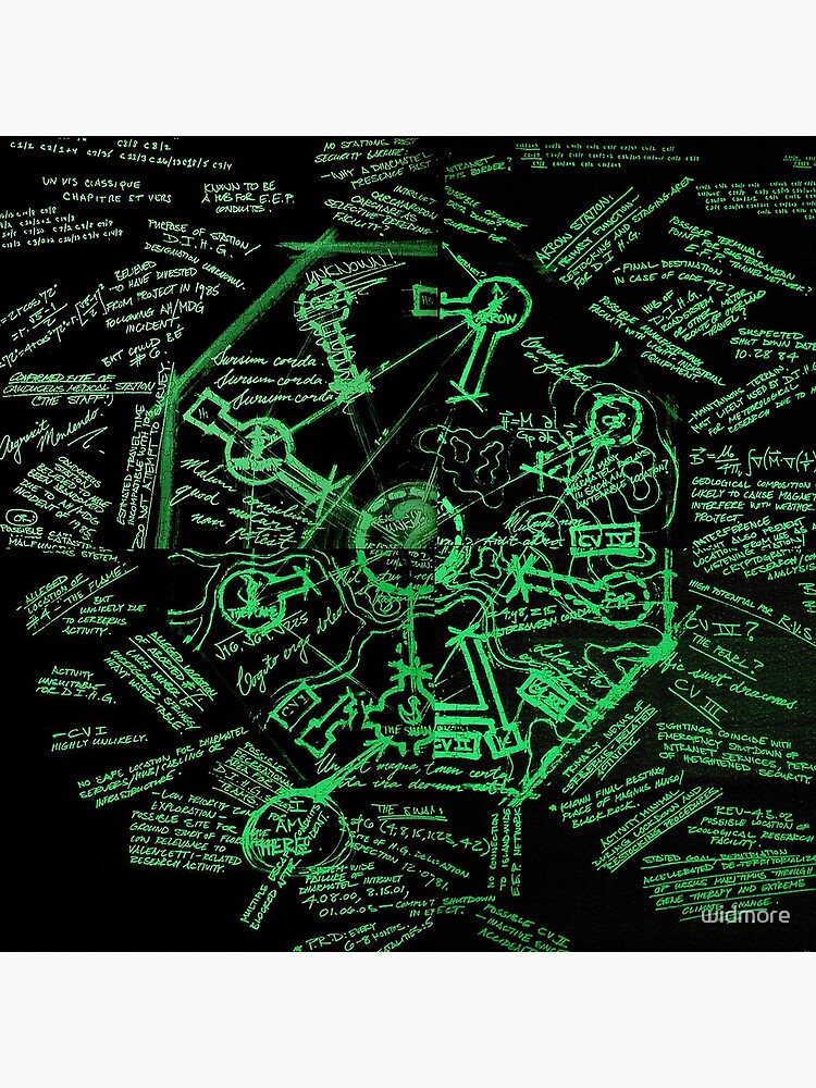 Dharma Stations Blast Door Map (Lost TV show) by widmore