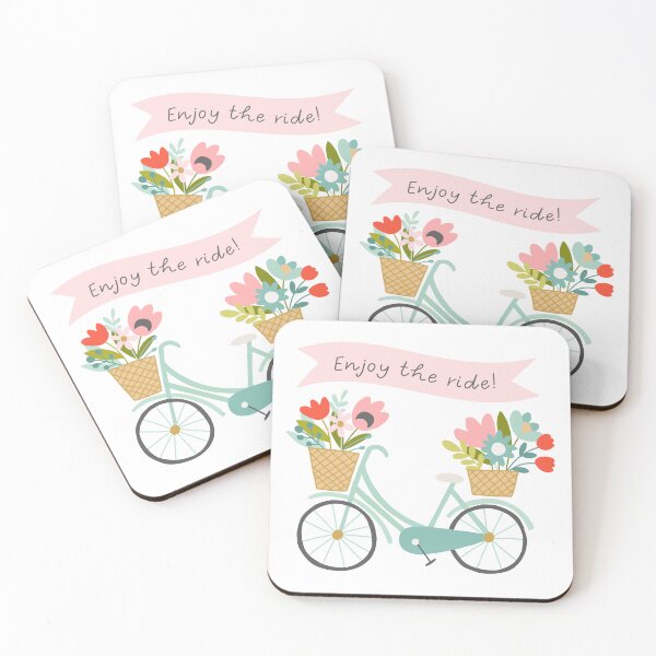Item preview, Enjoy the Ride Bicycle and Flowers designed and sold by Heather Rosas.