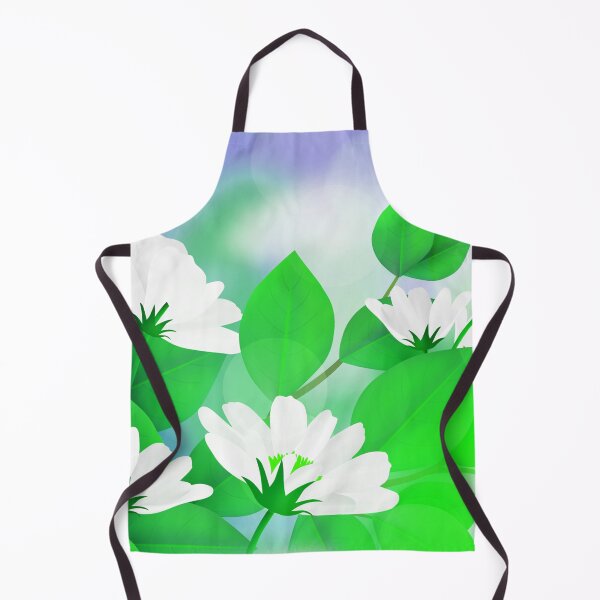 Item preview, White Spring Green Flower Art  designed and sold by Tshirtstory.