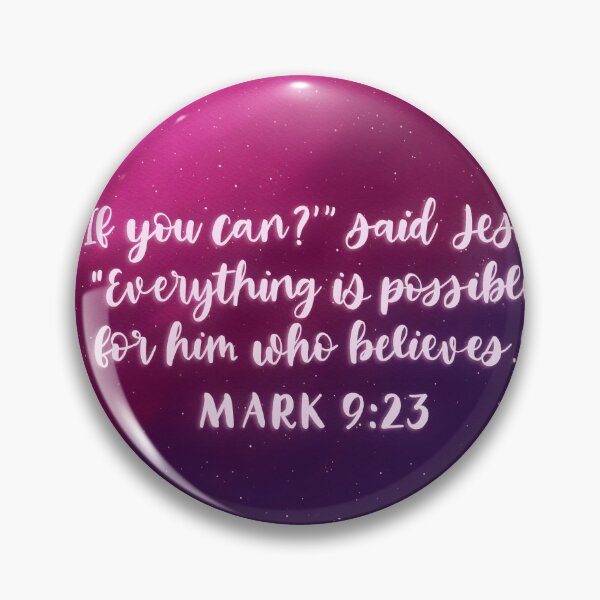 Item preview, Everything Is Possible - Mark 9:23 designed and sold by Homebody Hobbyist.
