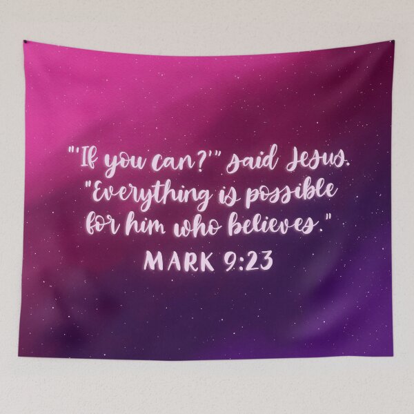 Item preview, Everything Is Possible - Mark 9:23 designed and sold by Homebody Hobbyist.