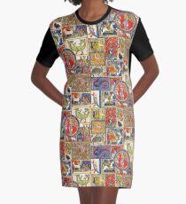 Medieval beasts Graphic T-Shirt Dress