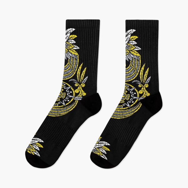 Item preview, quetzalcoatl god aztec yellow designed and sold by cat poe.
