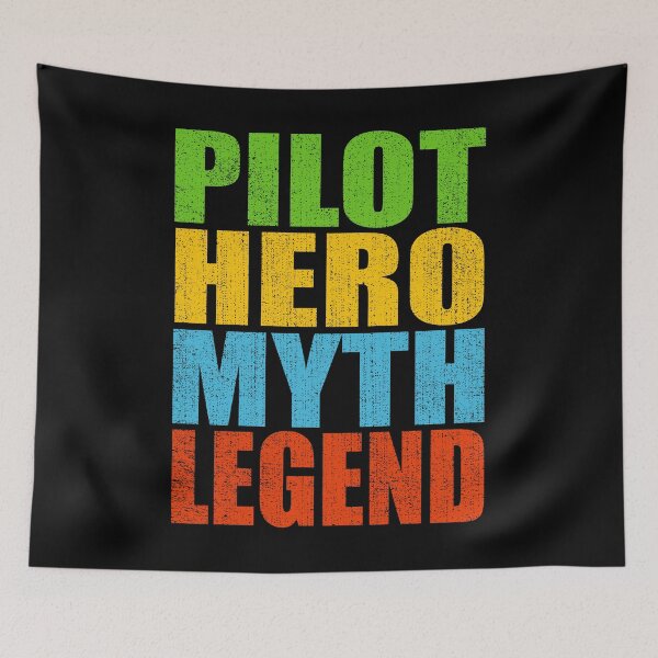 Item preview, Pilot Hero Myth Legend designed and sold by MoonsmileProd.