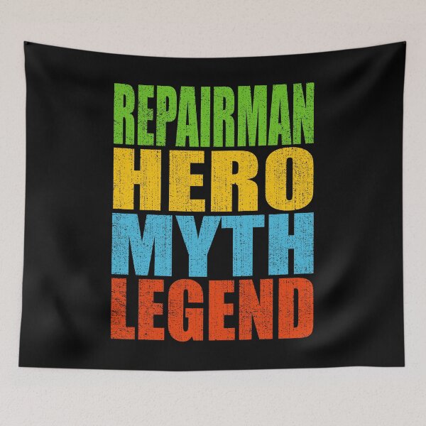 Item preview, Repairman Hero Myth Legend designed and sold by MoonsmileProd.
