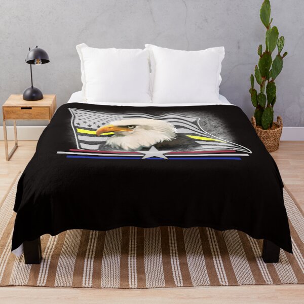 Item preview, Dispatcher Thin Gold Line American Flag Bald Eagle designed and sold by Buyeseoshop.