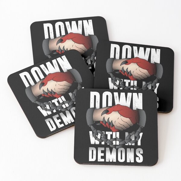 Item preview, down with my demons designed and sold by cat poe.