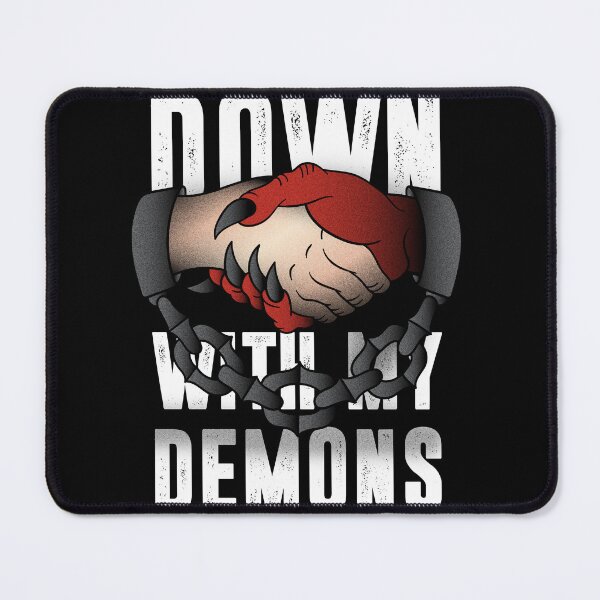 Item preview, down with my demons designed and sold by cat poe.