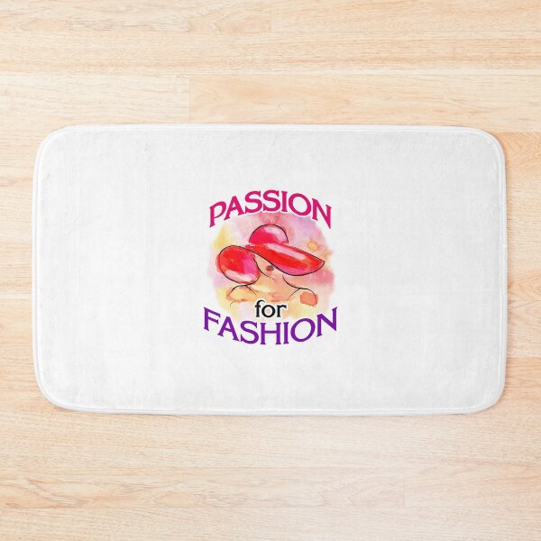 Item preview, 'Passion For Fashion' (White) designed and sold by The Button Gal.