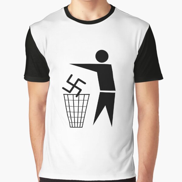Vista previa del artículo con la obra «Antinazi», diseñado y vendido por Anti-fascist Store.