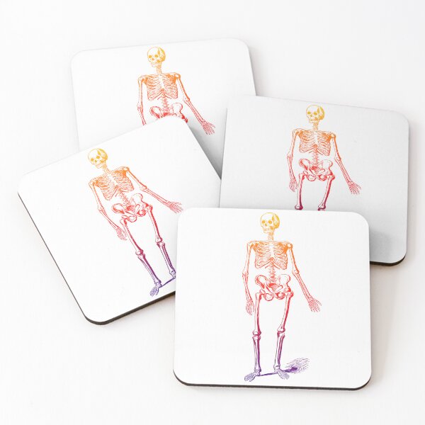 Item preview, Colorful Skeleton: Edited Version of J Murray's Skeleton of a Man (1890) designed and sold by TeachUrb.