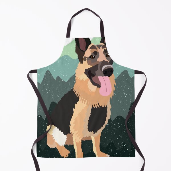 Item preview, German Shepherd Print designed and sold by pawprintsbysher.