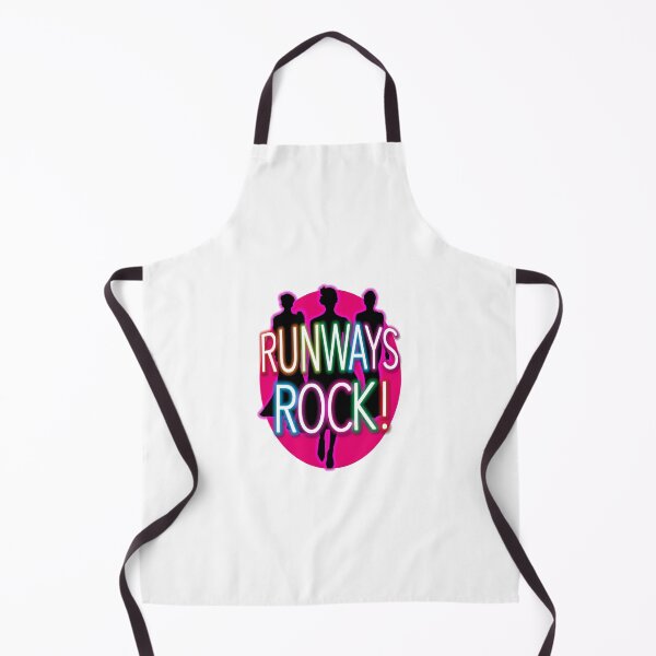 Item preview, 'Runways Rock!' (White) designed and sold by The Button Gal.