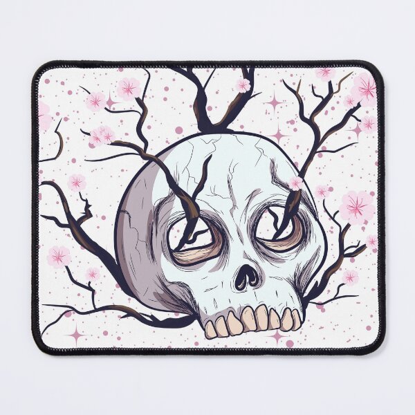 Item preview, Aesthetic Skull of Reibirth, The Cycle of Life, Sakura Skull designed and sold by BakaOutfit.