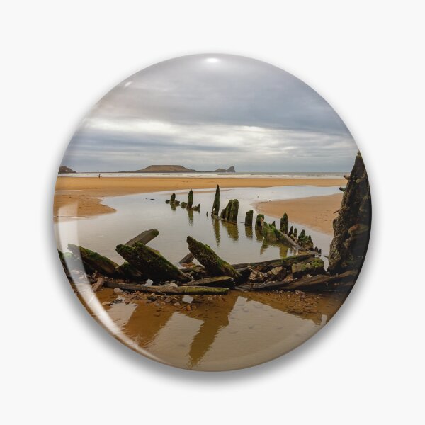Item preview, The Helvetia Wreck, Rhossili Bay designed and sold by Dan Santillo.