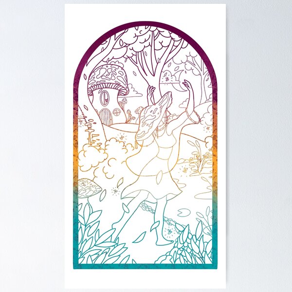 Item preview, Mushroom Trippy Rainbow Coloring Book designed and sold by catartlady.