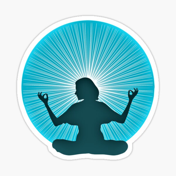 Be aware of universe - great gift for spiritual friend Sticker
