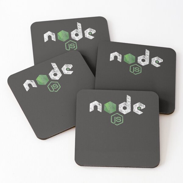 Item preview, Vintage Distressed NodeJS JavaScript Programmer Classic T-Shirt designed and sold by LorellaGrimbs.