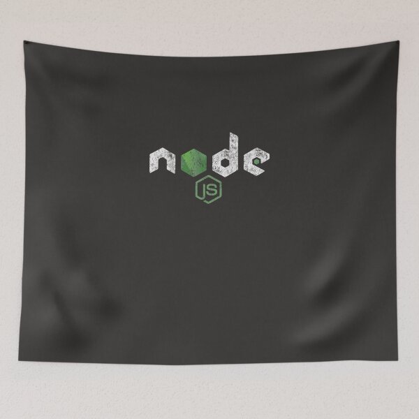 Item preview, Vintage Distressed NodeJS JavaScript Programmer Classic T-Shirt designed and sold by LorellaGrimbs.