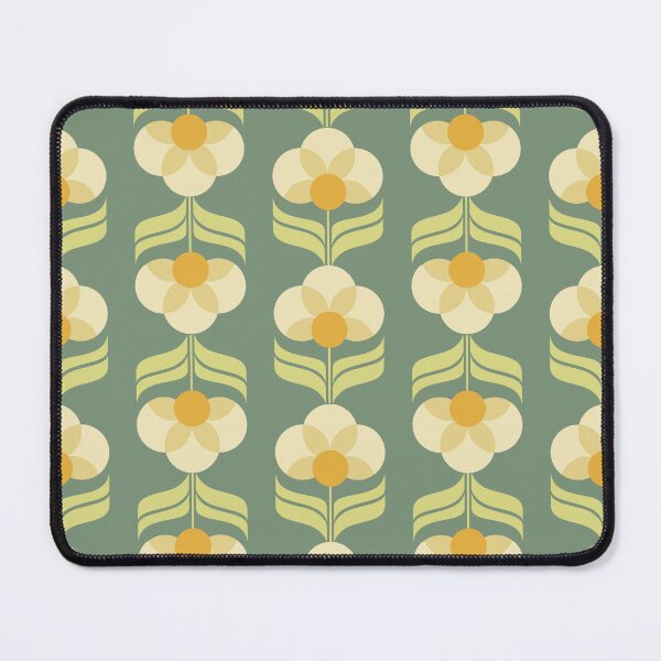 Aperçu de l'œuvre Motif floral sans soudure géométrique rétro créée et vendue par PattenMonster.