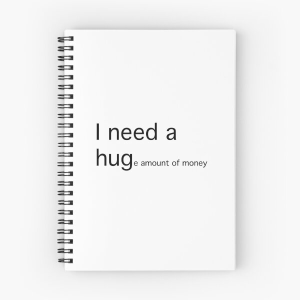 Item preview, I need a hug... (black text) designed and sold by OlivDesignsCo.