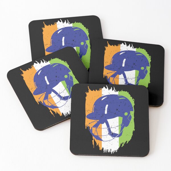 Item preview, India Indian Cricket Player Batsman Helmet Design designed and sold by alltheprints.