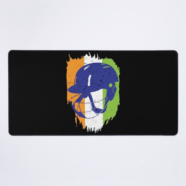 Item preview, India Indian Cricket Player Batsman Helmet Design designed and sold by alltheprints.