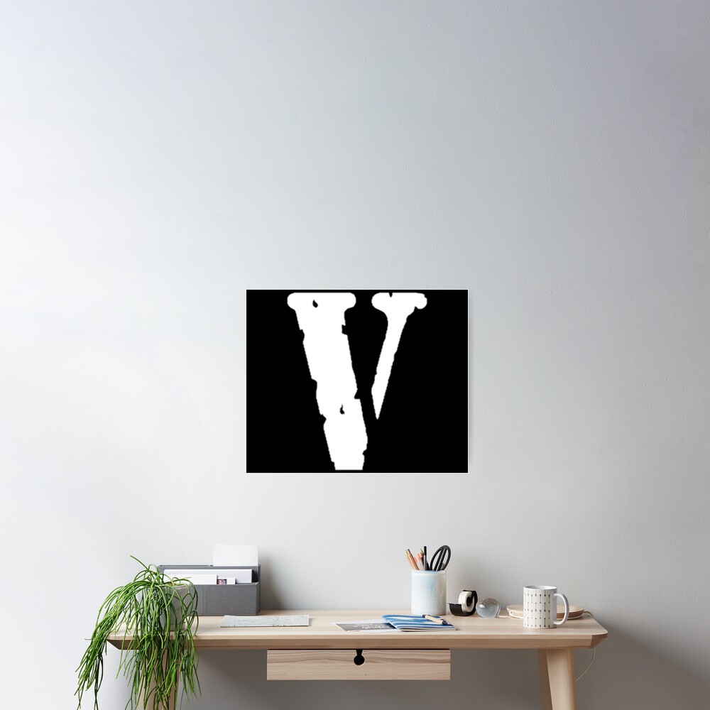 "VLONE WHITE LOGO " Poster by GoldenGirlStore Redbubble