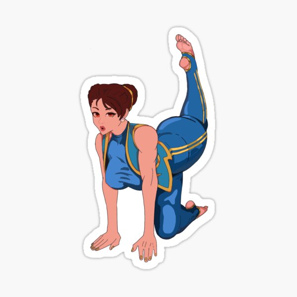 Chun Li Sticker Yoga Stretching Sticker