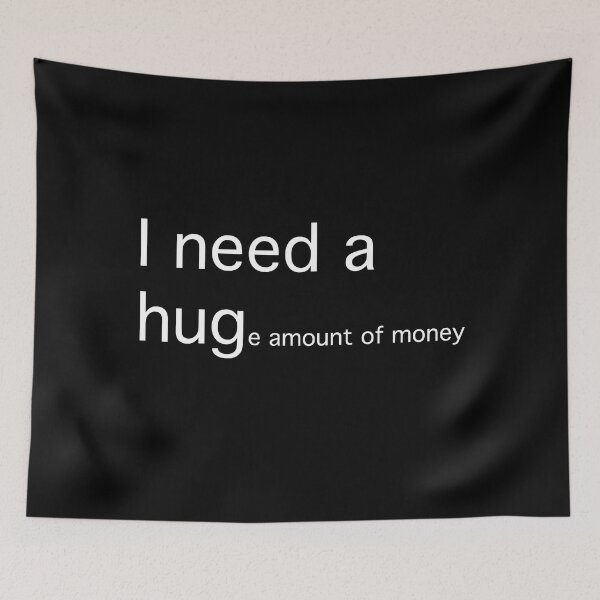 Item preview, I need a hug... (white text) designed and sold by OlivDesignsCo.