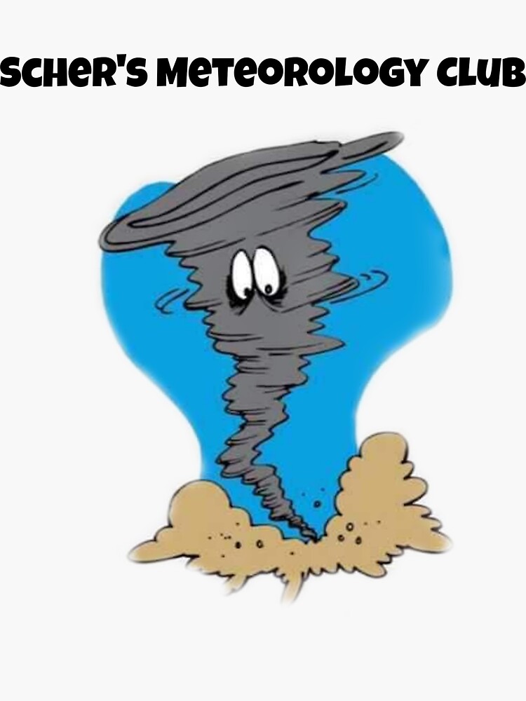 "Scher's Meteorology Club" Sticker by lukesimmons55 Redbubble