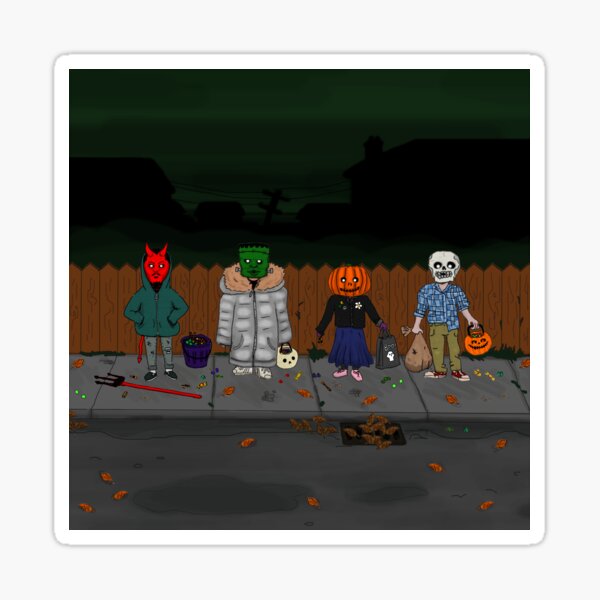 90's Halloween Sticker