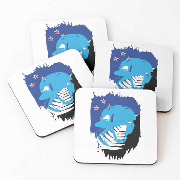 Item preview, New Zealand Cricket Player Batsman Helmet Design designed and sold by alltheprints.