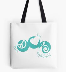 Peace. Love. AppleCheeks™. - Riptide Tote Bag