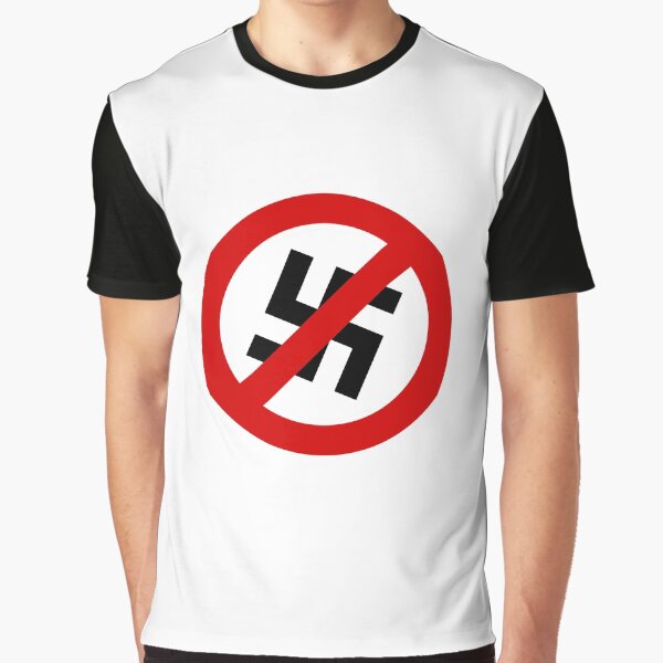 Vista previa del artículo con la obra «Antinazi», diseñado y vendido por Anti-fascist Store.