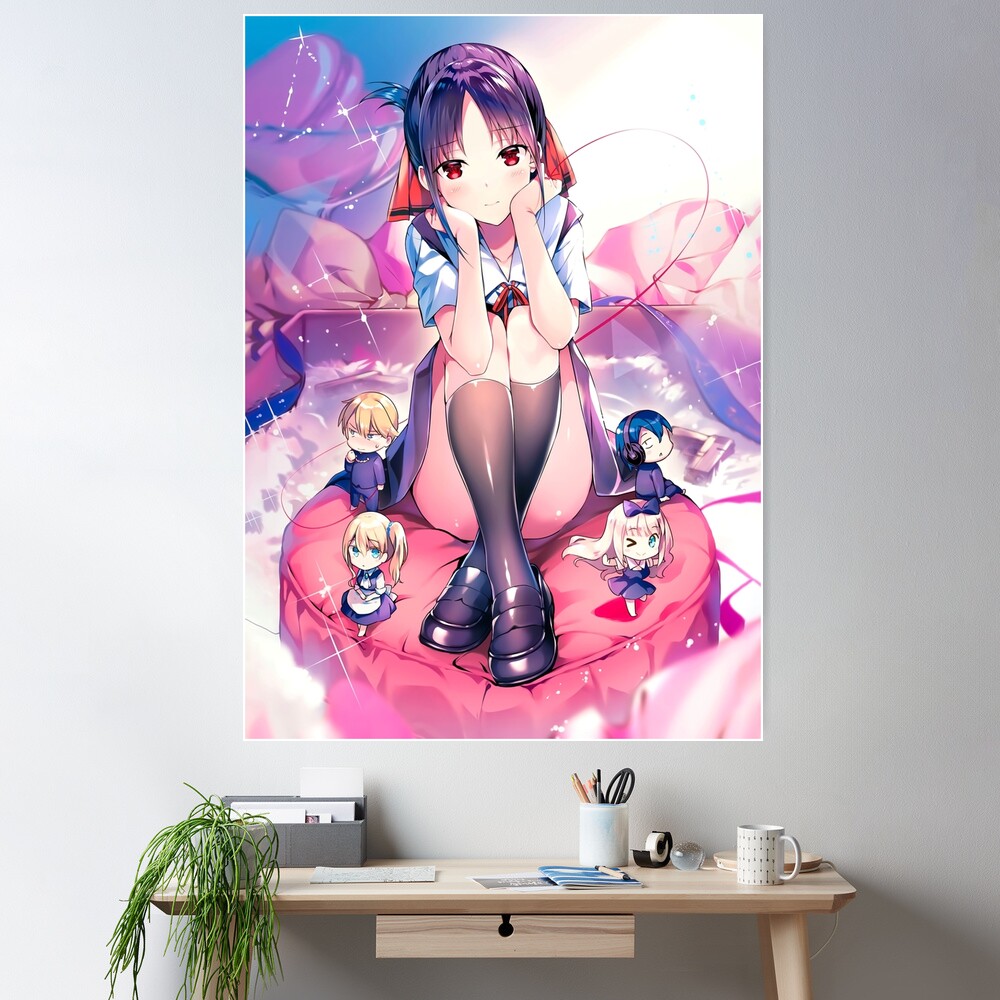 Kaguya Shinomiya Kaguya sama Love is war Artwork Poster for Sale by  freddiecatt | Redbubble