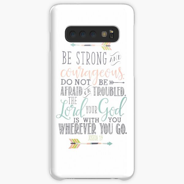 Joshua 1:9 Bible Verse Samsung Galaxy Snap Case