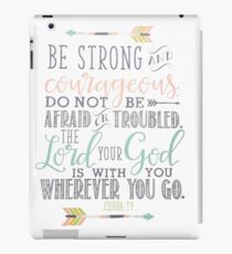 Joshua 1:9 Bible Verse iPad Case/Skin