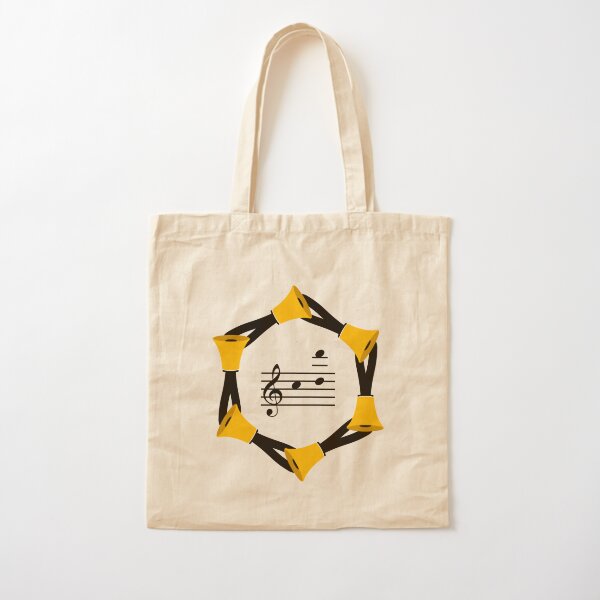 Vinyl Record Pattern Tote Bag B3