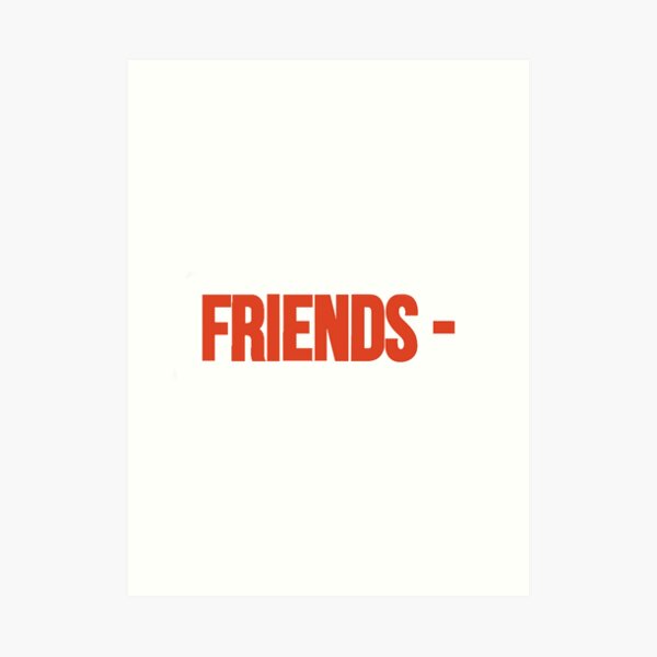 "VLONE FRIENDS " Art Print by GoldenGirlStore | Redbubble