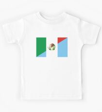 mexico guatemala flag Kids T-Shirt